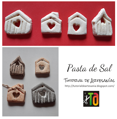 Casitas en pasta de sal