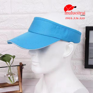 Mũ lưỡi trai nửa đầu mầu xanh YA