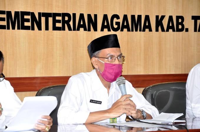 Ka.Kankemenag Pinta Dampingi dan Sosialisasikan Penyelenggaraan Ibadah Dimasa Pendemi