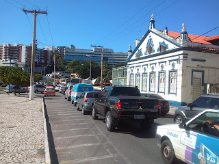 Transito parado no Rio Vermelho