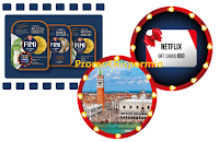 Logo Vinci il Grande Cinema con Fini GranRipieni: vinci 75 Netflix Card da 50€ e 2 soggiorni a Venezia