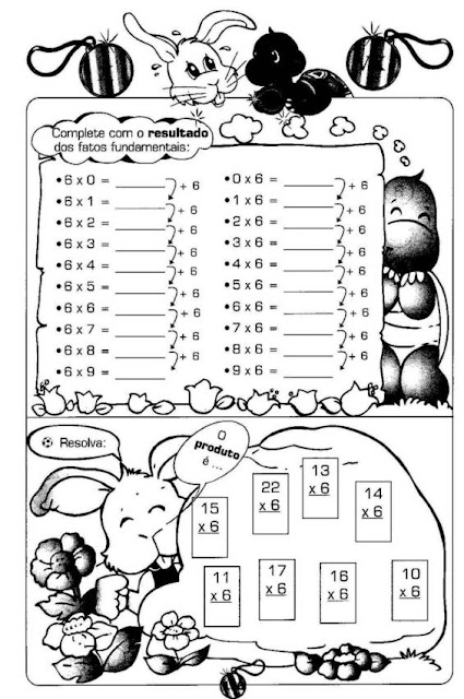 Confira várias Atividades de Matemática variadas prontas para imprimir, indicadas a alunos do terceiro ano do Ensino Fundamental.