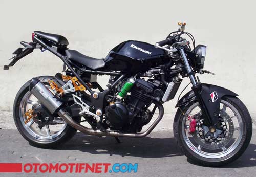 Foto Modifikasi Kawasaki Ninja 250R, Naked Ala Tirev