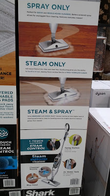 Shark PRO Steam & Spray Mop gently cleans floors