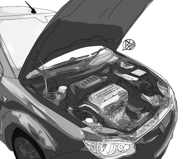 wordless wednesday : neo cps engine bay