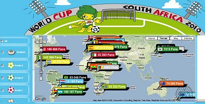 Mapsize World Cup 2010