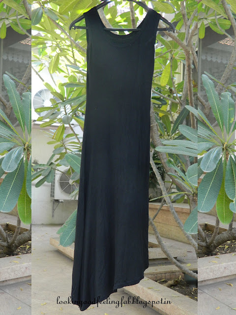 how to wear a black maxi dress