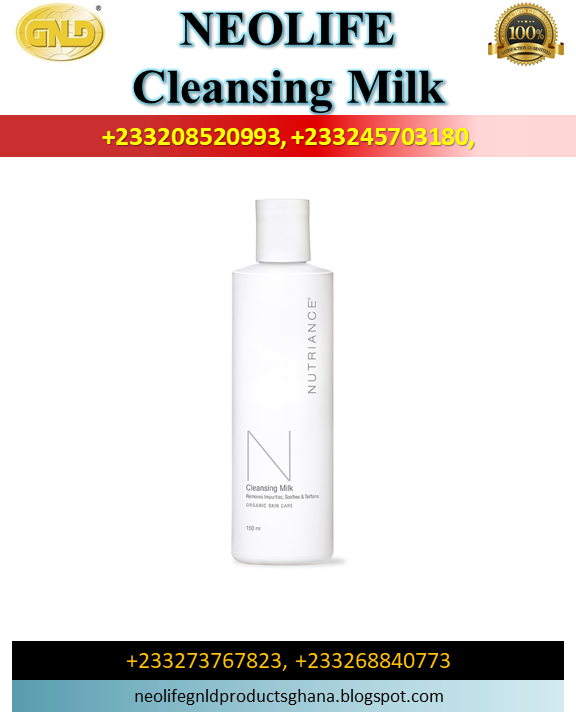 Neolife GNLD Nutriance Organic Cleansing Milk is a silky emulsion enriched with soothing and softening ingredients.