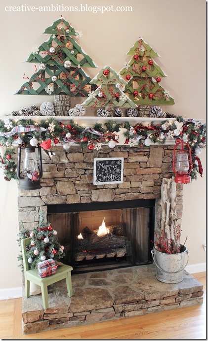Christmas Mantel 2014 (b)