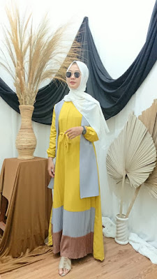 Baju Muslim Gaya - Syeima vol 3 Dress by Alofa Hijab