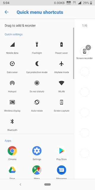 Quick shortcuts on AI floating touch