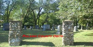 Mitchell Cemetery, Waynesville, Missouri.  Photo by Pulaski County Obits, September 2009