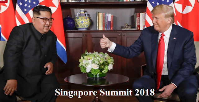 Singapore summit || Donald Trump and North Korean leader Kim Jong-un
