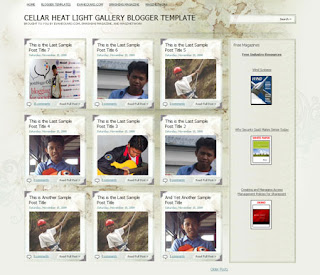 Cellar Heat Light Blogger Template