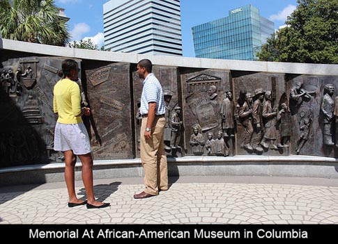 <img src="image.gif" alt="This is Memorial at African American Museum in Columbia, SC" />