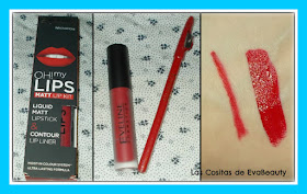 Pack Oh my lips matt lip kit de Eveline Cosmetics