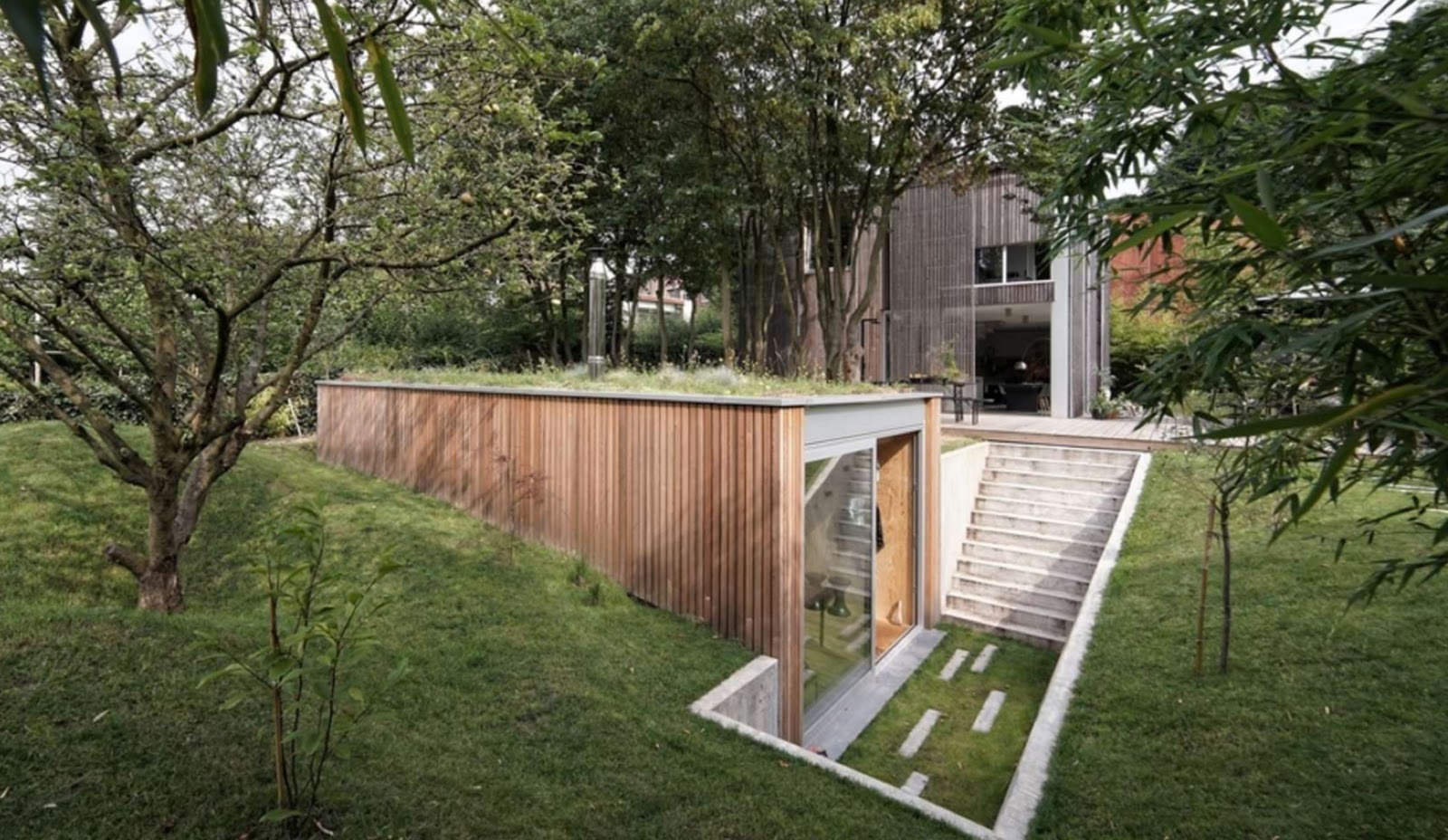 Shedworking: Underground garden office: Atelier Pam&amp;Jenny