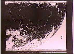 OVNI en foto infrarroja satelital