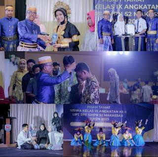 Acara Pisah Tamat UPT SPF SMP Negeri 52 Makassar Di Acarakan Di Hotel Swissbel Makassar