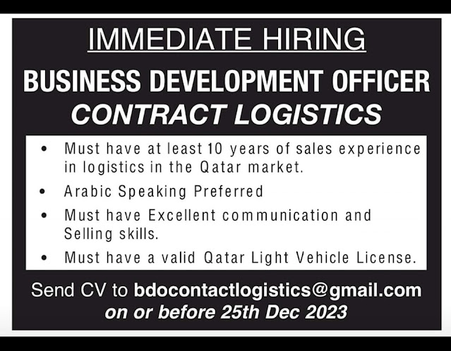 Jobs In Doha Qatar From Tomorrow January