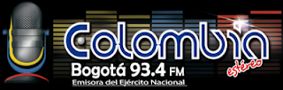 93.4 FM Colombia Estereo, Bogota logo