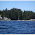 Kayaking around Little Bunsby Island