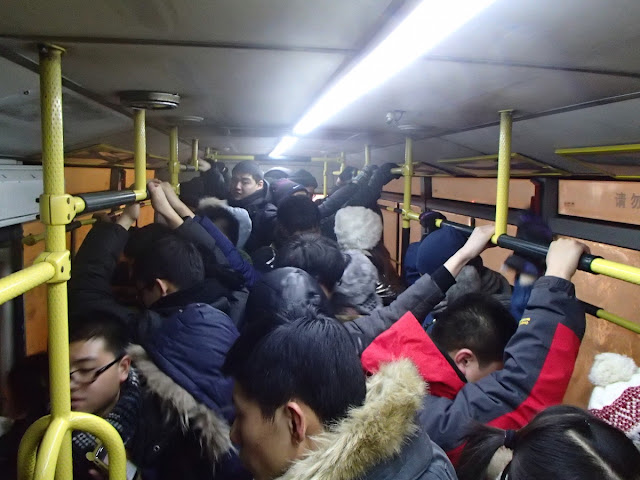 Harbin Buses are Packed