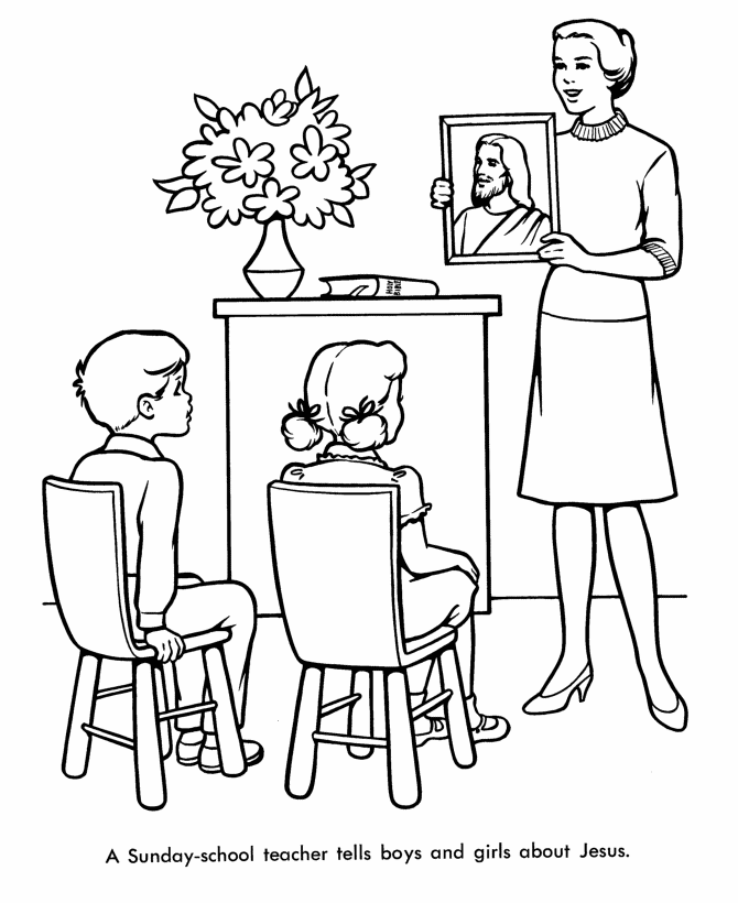 Teacher Coloring Pages 10