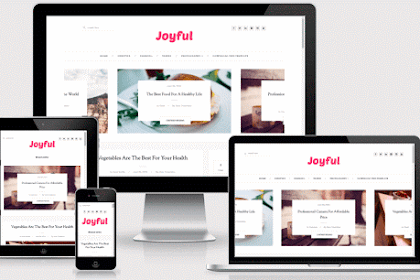 Download Joyful Responsive Fashion Blogger Template