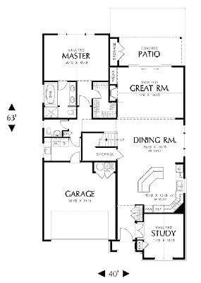 PLANO DE CASA 4 DORMITORIOS