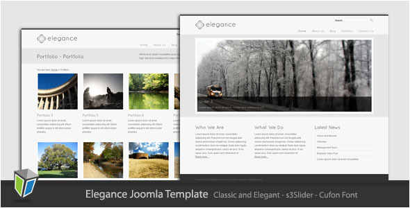 Elegance - Simple and Elegant Joomla Template - Business Corporate
