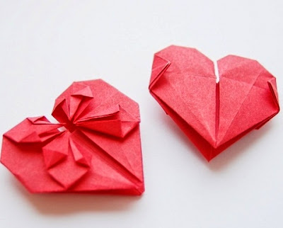origami heart for kids
