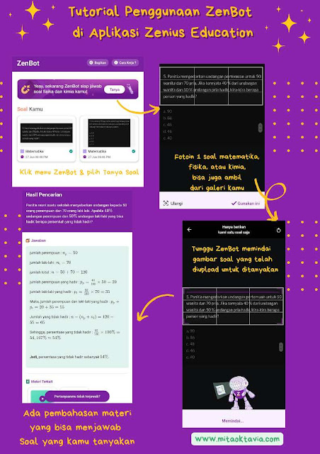 Tutorial jawab soal sulit dengan ZenBot Zenius Education