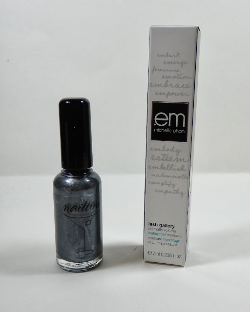 Nailtini Nail Lacquer and em Michele Phan Lash Gallery Dramatic Volume Waterproof Mascara