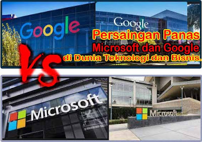 Perang Kecerdasan Buatan antara Microsoft dan Google di Dunia Teknologi dan Bisnis.