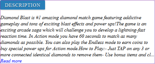 Diamond Blast game review