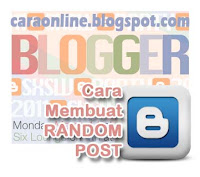 Sharing info cara membuat random posts blog