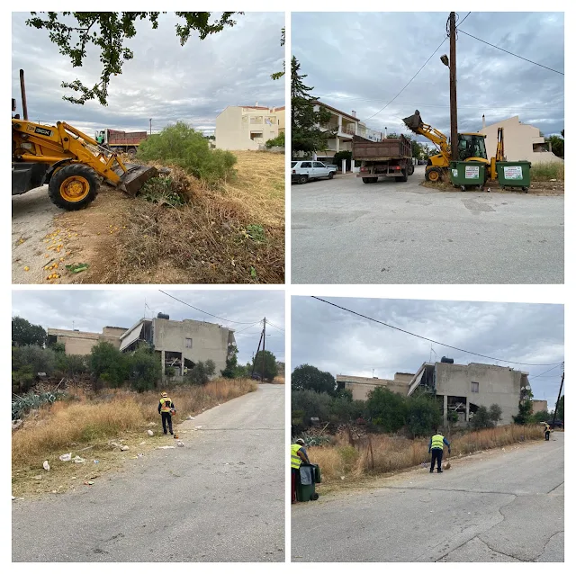 Καθαρισμός και μάζεμα ογκωδών αντικειμένων σε γειτονιές του Ναυπλίου