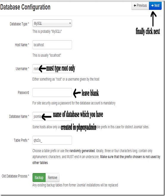 database