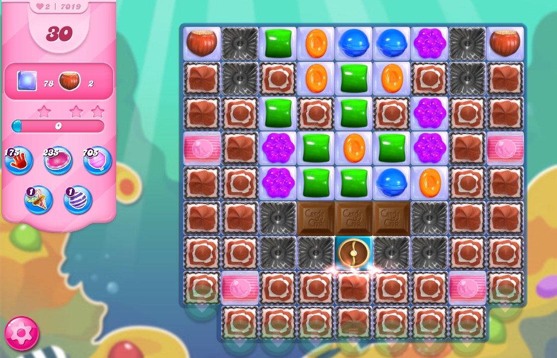 Candy Crush Saga level 7019