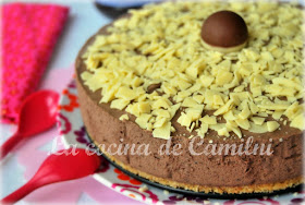 Tarta mousse de crema dark cookie (La cocina de Camilni)