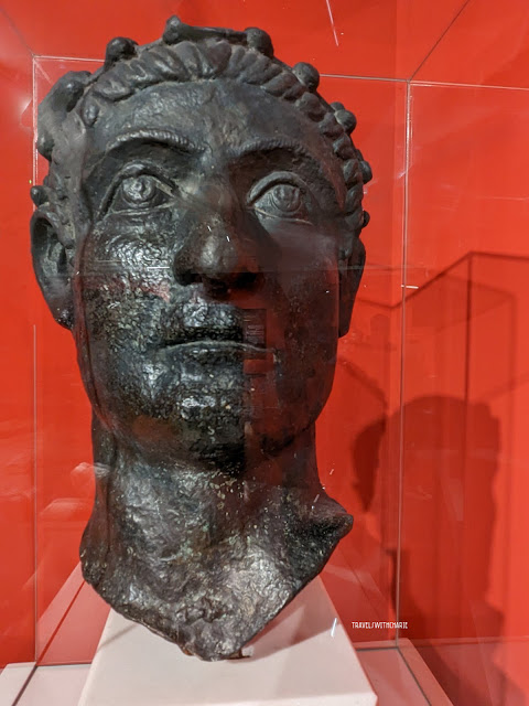 Constantine the Great bust, Mediana, Nis, Serbia