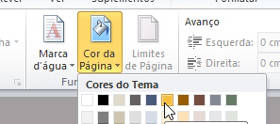 Como mudar a cor do fundo da página do Word