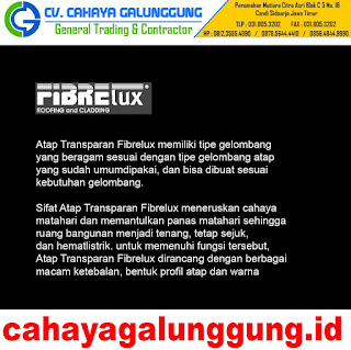 Atap Transparan Fibrelux