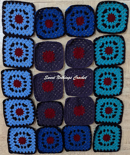 Sweet Nothings Crochet free crochet pattern blog, free crochet pattern for a granny square, photo of the granny square,