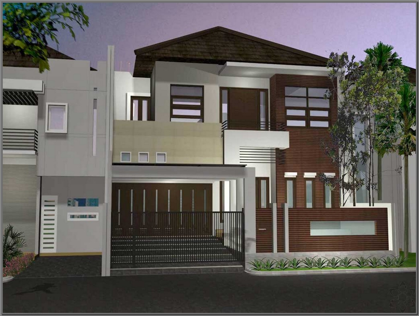 Model Rumah  Minimalis  Dua  Lantai  Terbaru Yang Mewah Dan Indah Kumpulan Model Rumah  Minimalis 