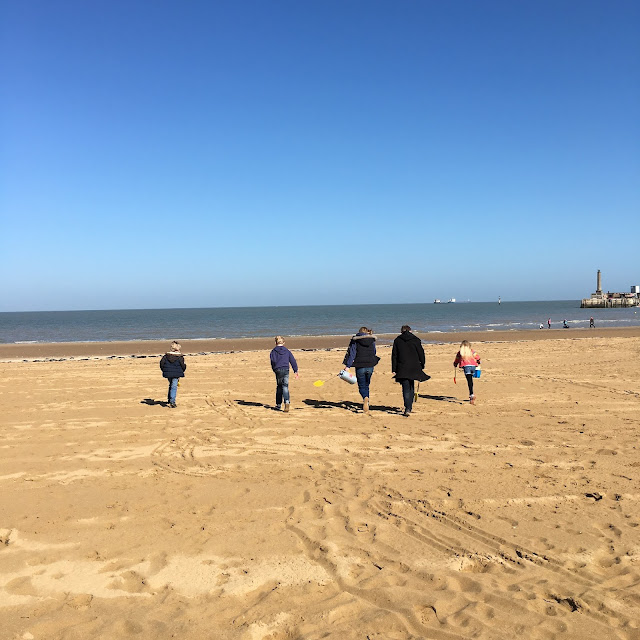 Sandy beach at Margate UK