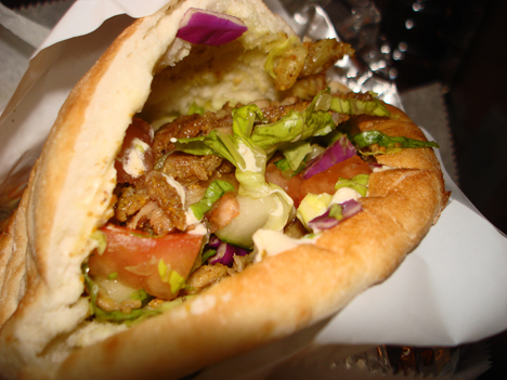 Chicken Shawarma Arabian chicken sandwich