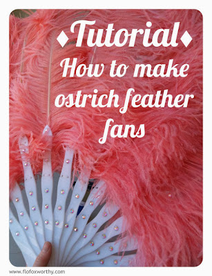 Tutorial - How to make ostrich feather fans