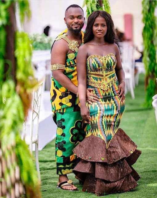 African Dresses For Women Off Shoulder In Ghana.